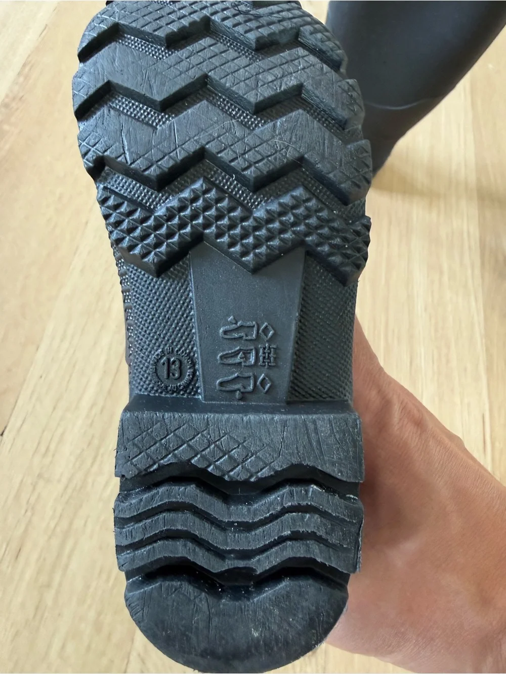 Kamik Kids Matte Black Waterproof Rain Boots